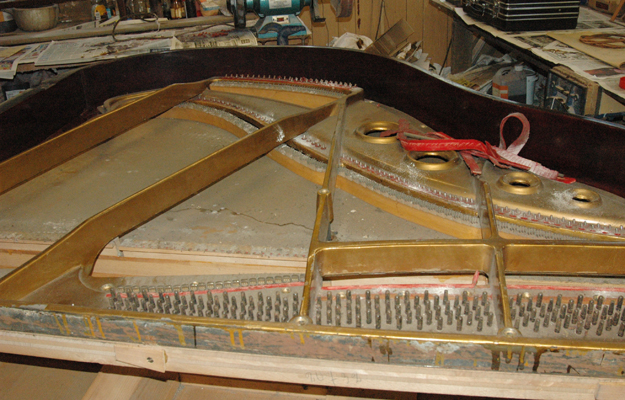 Steinway O Restoration Before And After