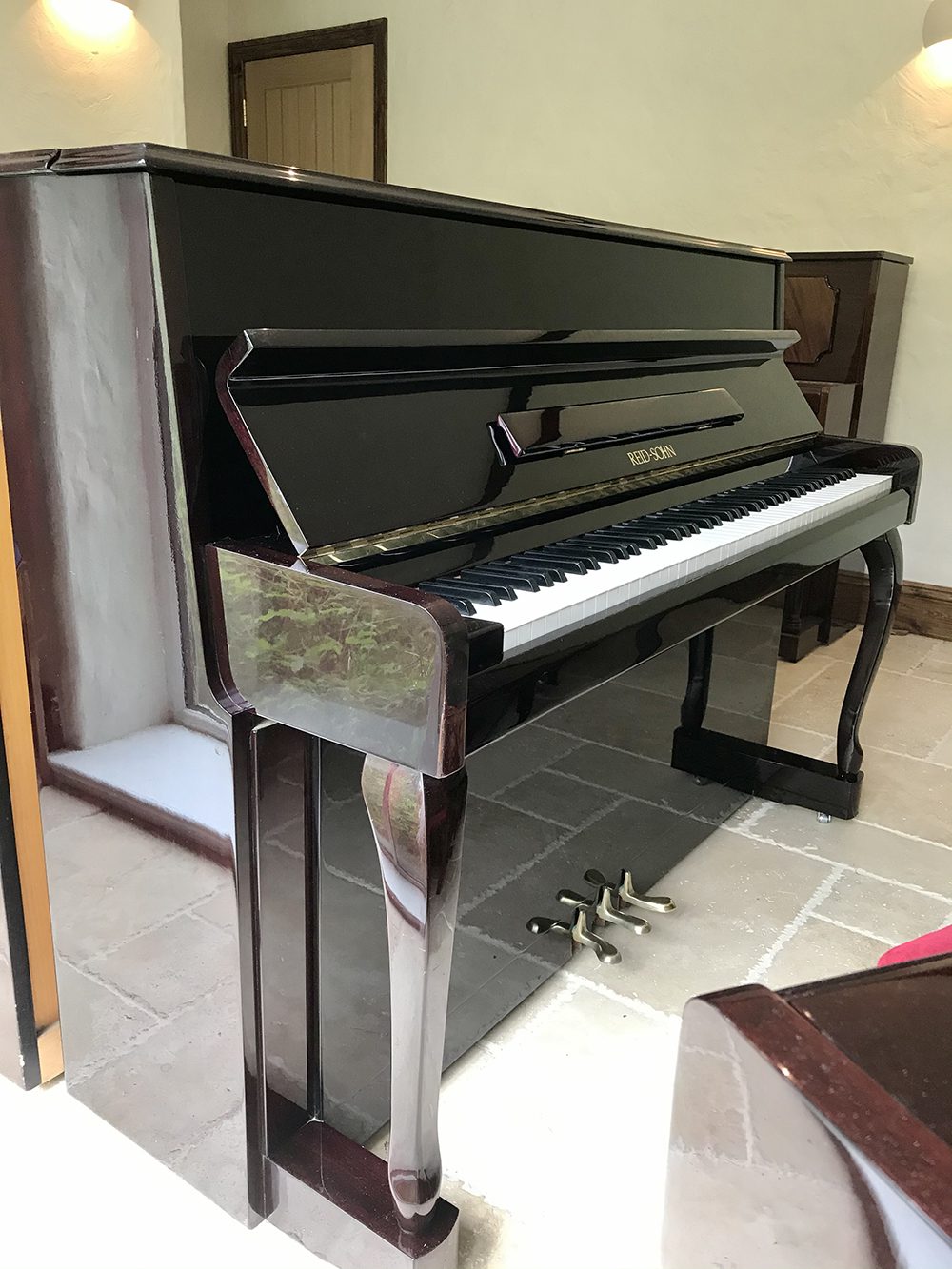 reidsohn,upright,piano,dorset,sale,mahogany
