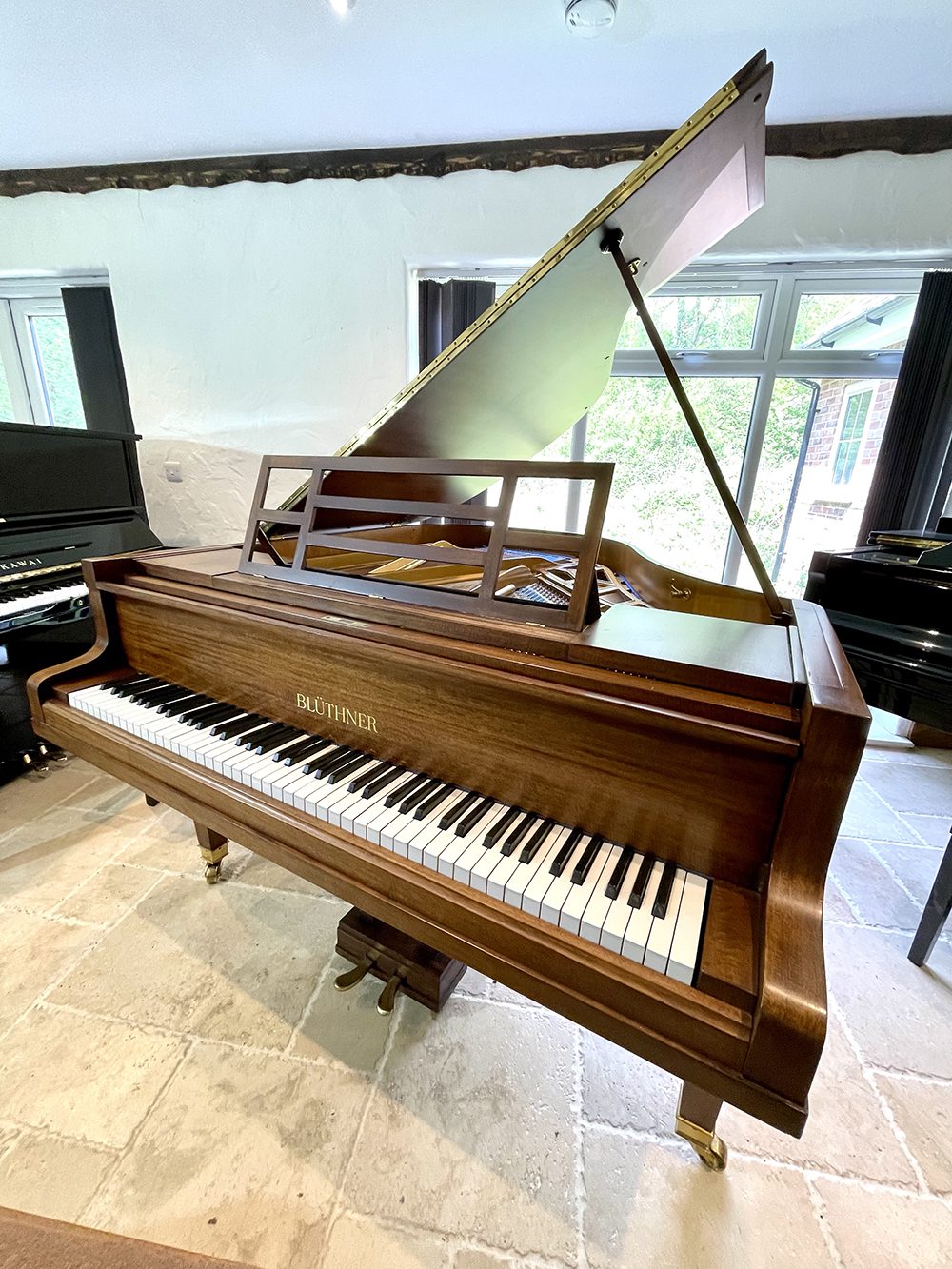 Restored Bluthner Model 4A Baby Grand - Image 5