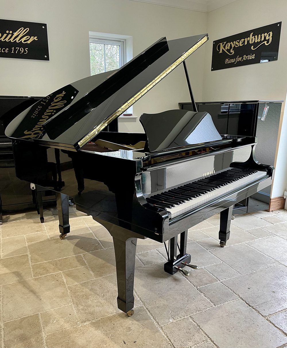 Yamaha G2 baby grand in high gloss black