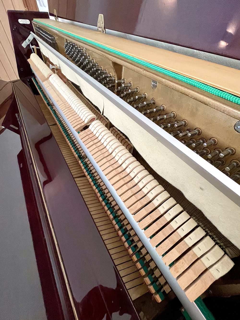 Waldstein upright piano in high gloss Mahogany - Image 4