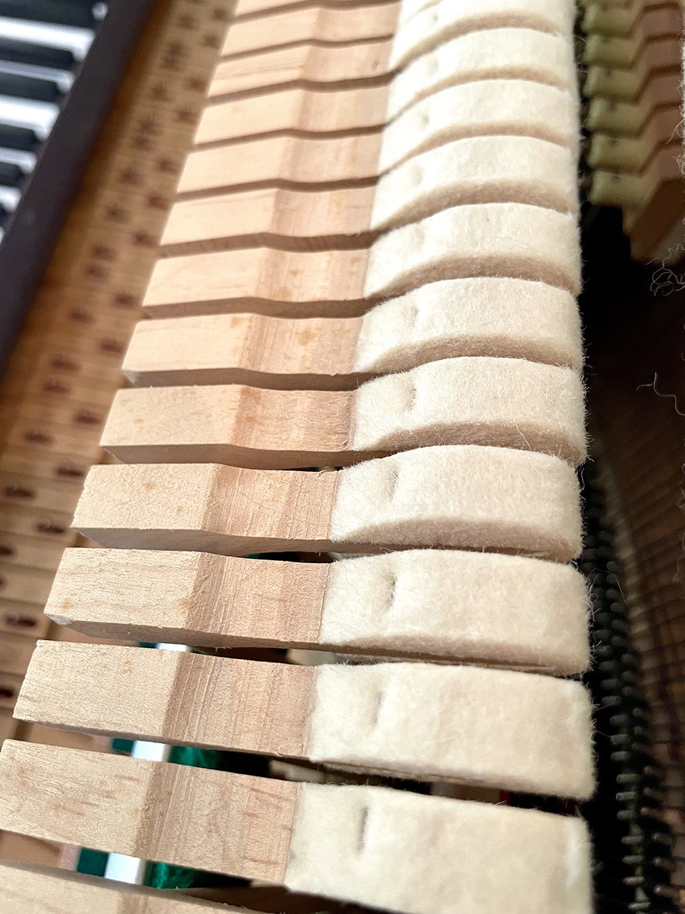 Waldstein upright piano in high gloss Mahogany - Image 6