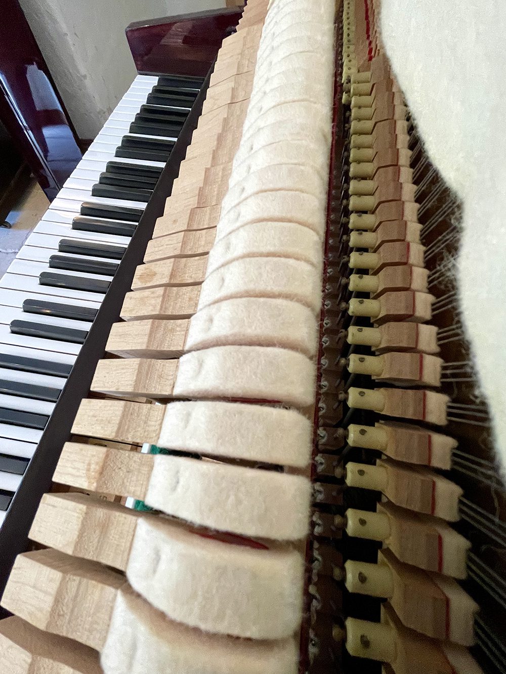 Waldstein upright piano in high gloss Mahogany - Image 7
